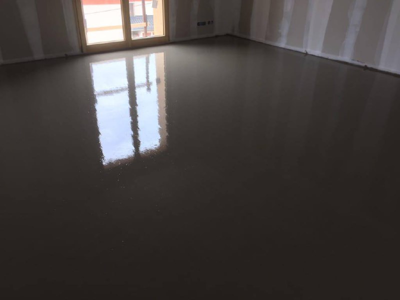 Chantier chape liquide